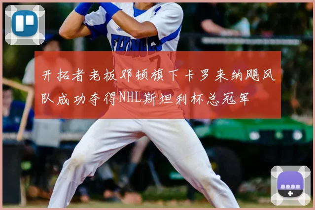 开拓者老板邓顿旗下卡罗来纳飓风队成功夺得NHL斯坦利杯总冠军