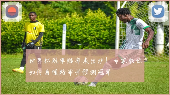 世界杯冠军赔率表出炉！专家教你如何看懂赔率并预测冠军