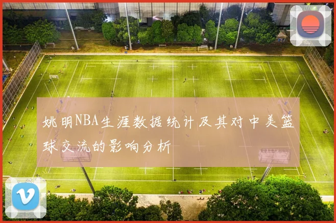 姚明NBA生涯数据统计及其对中美篮球交流的影响分析